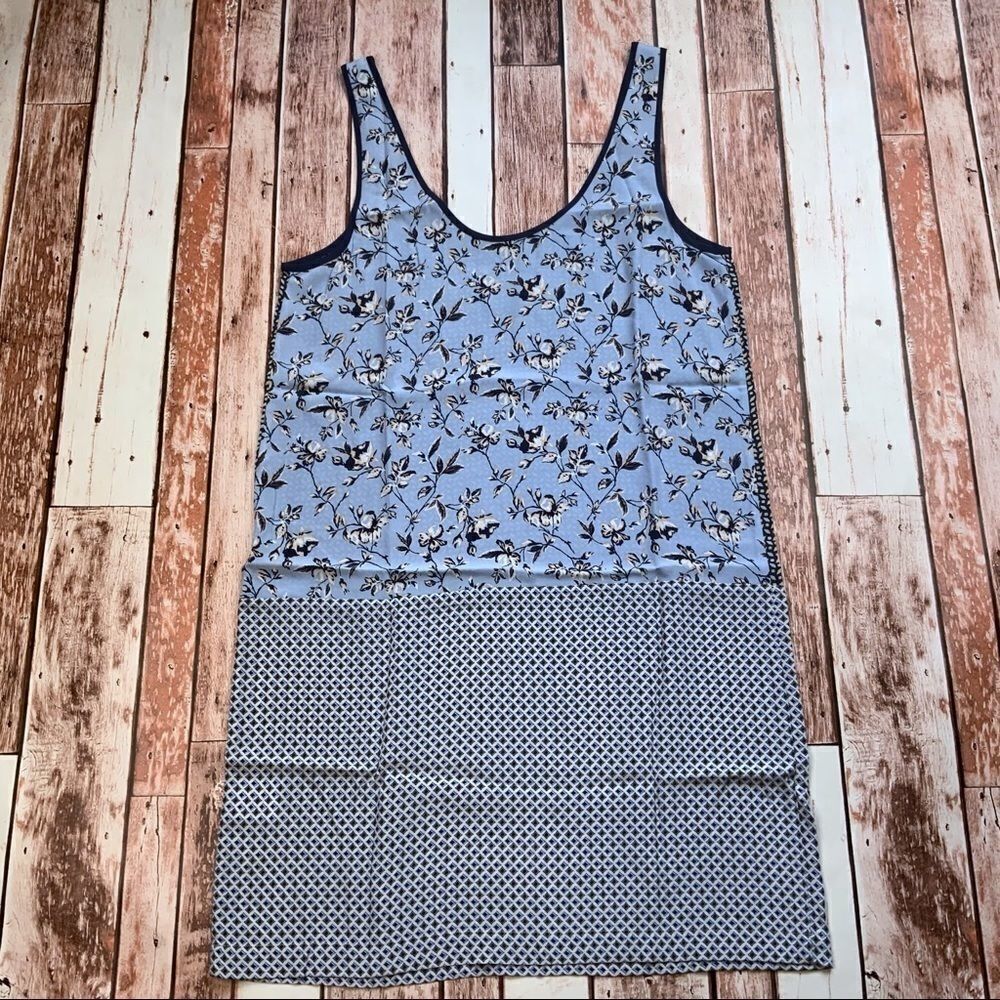 Joie Shallcross Silk Shift Pullover Dress Blue XS / S - Picture 5 of 7